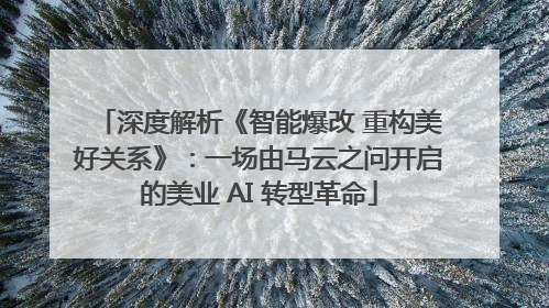 深度解析《智能爆改 重构美好关系》：一场由马云之问开启的美业 AI 转型革命