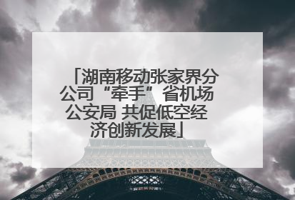 湖南移动张家界分公司“牵手”省机场公安局 共促低空经济创新发展