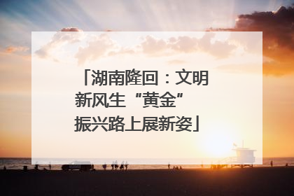 湖南隆回：文明新风生“黄金” 振兴路上展新姿