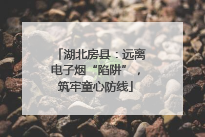 湖北房县：远离电子烟“陷阱”，筑牢童心防线
