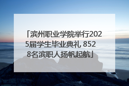 滨州职业学院举行2025届学生毕业典礼 8528名滨职人扬帆起航