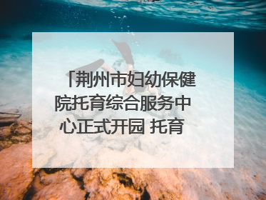 荆州市妇幼保健院托育综合服务中心正式开园 托育宣传月同步启动