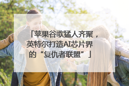 苹果谷歌猛人齐聚，英特尔打造AI芯片界的“复仇者联盟”