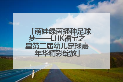 萌娃绿茵播种足球梦——LHK福宝之星第三届幼儿足球嘉年华精彩绽放