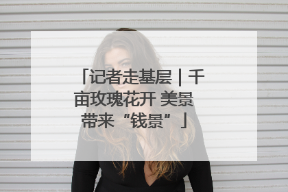 记者走基层｜千亩玫瑰花开 美景带来“钱景”
