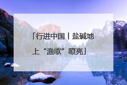 行进中国丨盐碱地上“渔歌”嘹亮