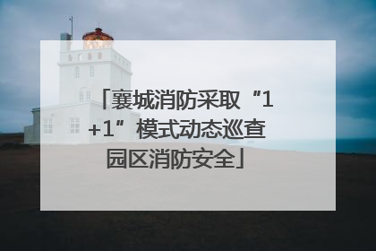 襄城消防采取“1+1”模式动态巡查园区消防安全