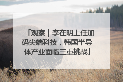 观察｜李在明上任加码尖端科技，韩国半导体产业面临三重挑战