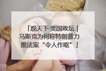 观天下·美国政坛｜马斯克为何称特朗普力推法案“令人作呕”