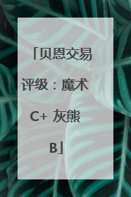 贝恩交易评级：魔术C+ 灰熊B