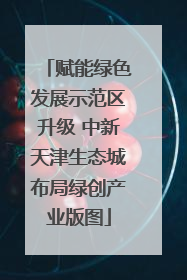赋能绿色发展示范区升级 中新天津生态城布局绿创产业版图