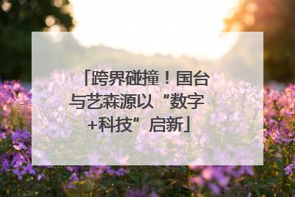 跨界碰撞！国台与艺森源以“数字+科技”启新