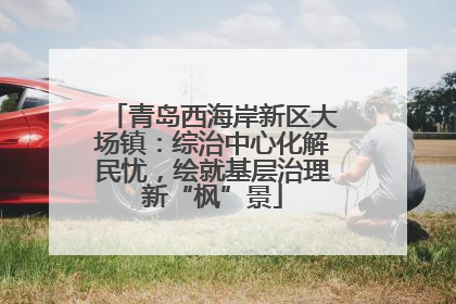 青岛西海岸新区大场镇：综治中心化解民忧，绘就基层治理新“枫”景