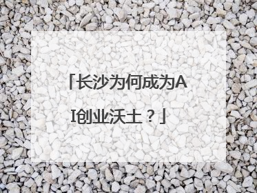 长沙为何成为AI创业沃土？