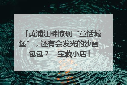 黄浦江畔惊现“童话城堡”，还有会发光的沙画包包？｜宝藏小店