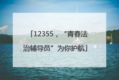 12355，“青春法治辅导员”为你护航