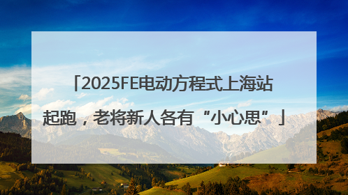 2025FE电动方程式上海站起跑，老将新人各有“小心思”