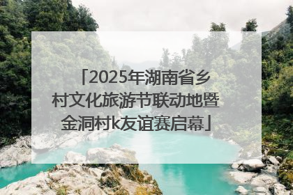2025年湖南省乡村文化旅游节联动地暨金洞村k友谊赛启幕