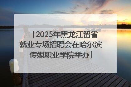 2025年黑龙江留省就业专场招聘会在哈尔滨传媒职业学院举办