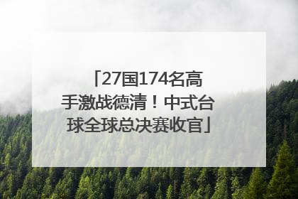 27国174名高手激战德清！中式台球全球总决赛收官