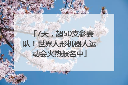 7天，超50支参赛队！世界人形机器人运动会火热报名中
