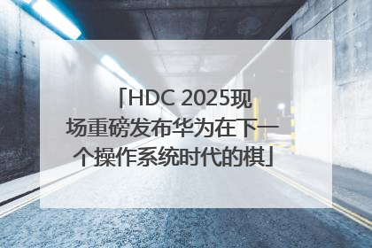 HDC 2025现场重磅发布华为在下一个操作系统时代的棋
