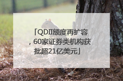 QDII额度再扩容，60家证券类机构获批超21亿美元
